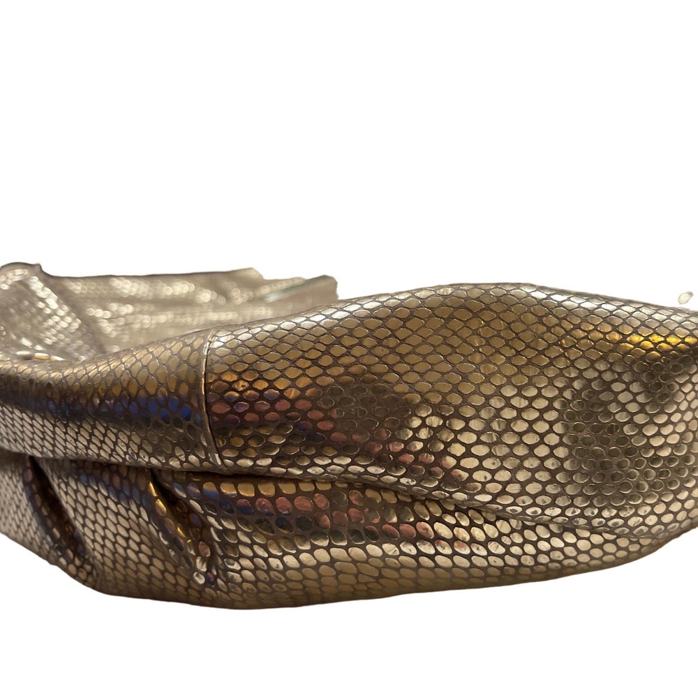 Michael Kors Julian Python Print Large Goold Hobo - image 5